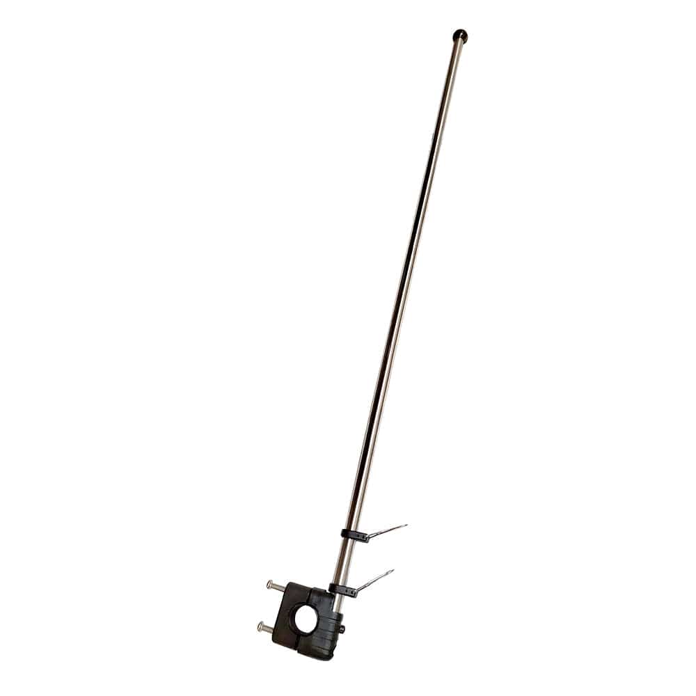 Sea-Dog Stainless Steel Rail Mount Flagpole - 30" [327124-1] - The Happy Skipper