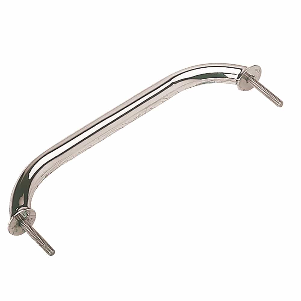 Sea-Dog Stainless Steel Stud Mount Flanged Hand Rail w/Mounting Flange - 10" [254209-1] - The Happy Skipper