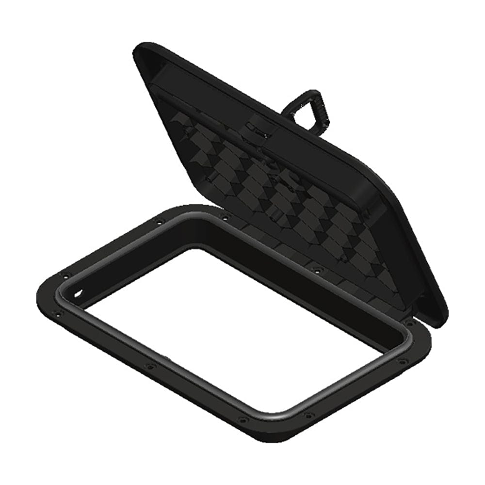 Sea-Dog Triple Lock Rectangular Marine Hatch - 10" x 14" - Black [336525-3] - The Happy Skipper