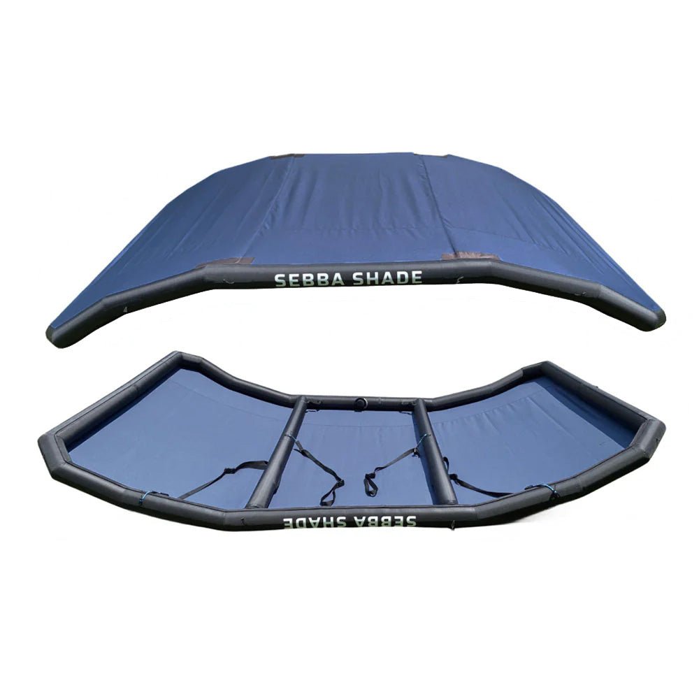 Sebba Shade 6 x 9 ft. Blue Sun Shade f/Boats Up To 28' [SS6X9BLU] - The Happy Skipper