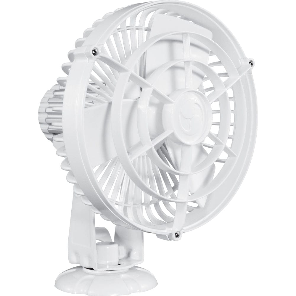 SEEKR by Caframo Kona 817 12V 3-Speed 7" Waterproof Fan - White [817CAWBX] - The Happy Skipper