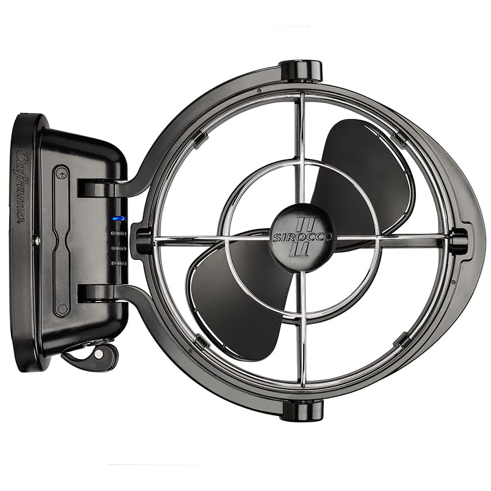 SEEKR by Caframo Sirocco II 3-Speed 7" Gimbal Fan - Black - 12-24V [7010CABBX] - The Happy Skipper