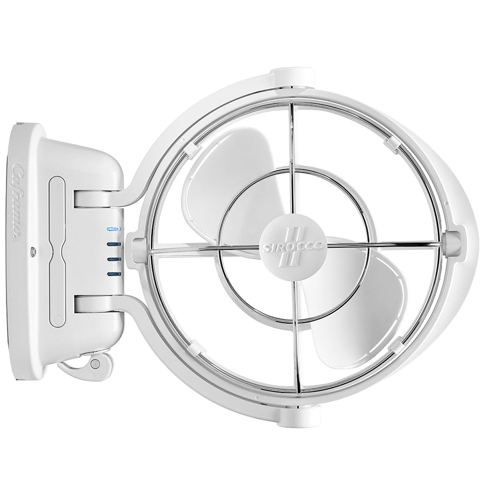 SEEKR by Caframo Sirocco II 3-Speed 7" Gimbal Fan - White - 12-24V [7010CAWBX] - The Happy Skipper