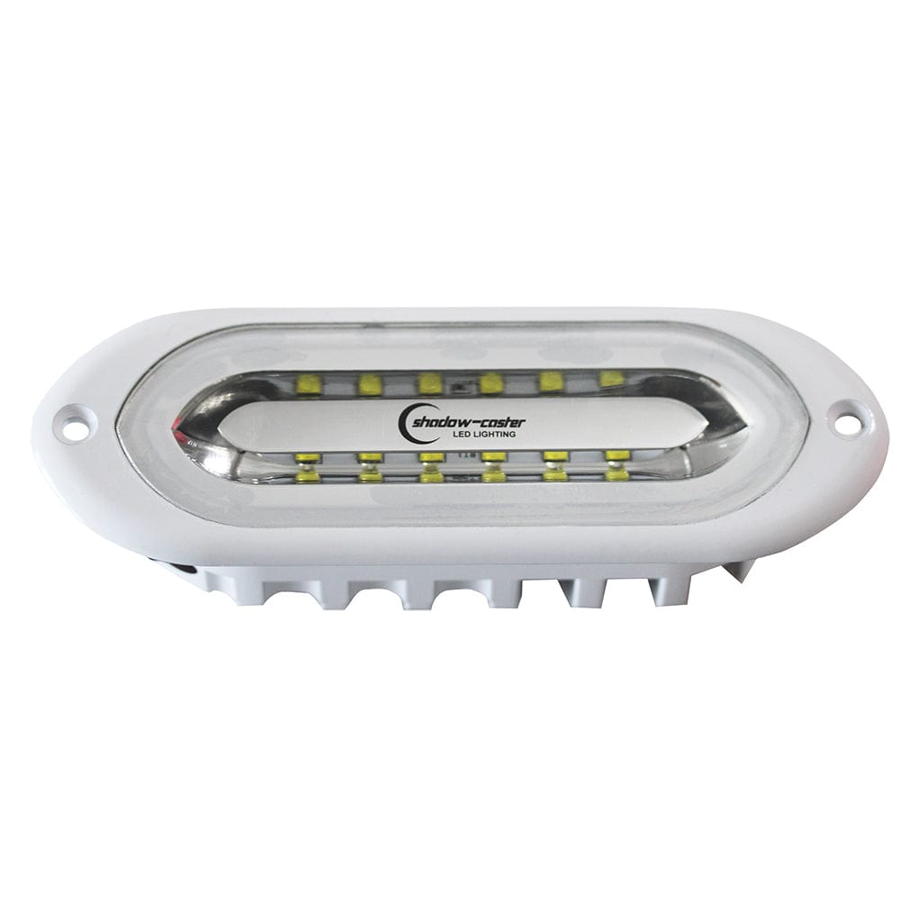 Shadow-Caster SCM-SL Series Flush Mount Spreader Light - White Housing - White/Blue/Red [SCM-SLF-WBR-WH] - The Happy Skipper