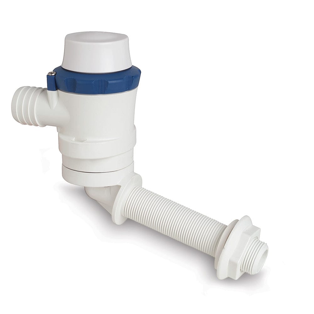 Shurflo by Pentair PIRANHA Angled Port Aerator 600 Livewell Pump - 12 VDC, 600 GPH [357-014-10] - The Happy Skipper