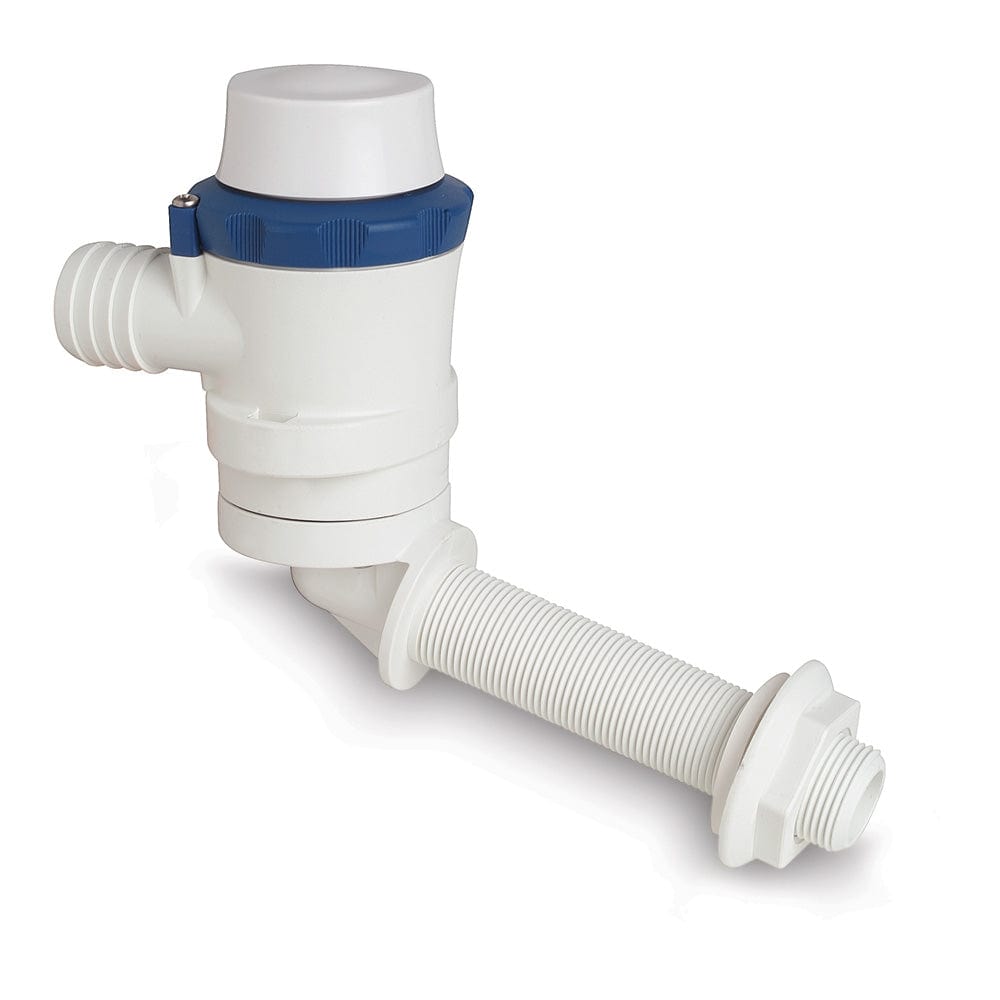 Shurflo by Pentair PIRANHA Angled Port Aerator 800 Livewell Pump - 12 VDC, 800 GPH [357-114-10] - The Happy Skipper