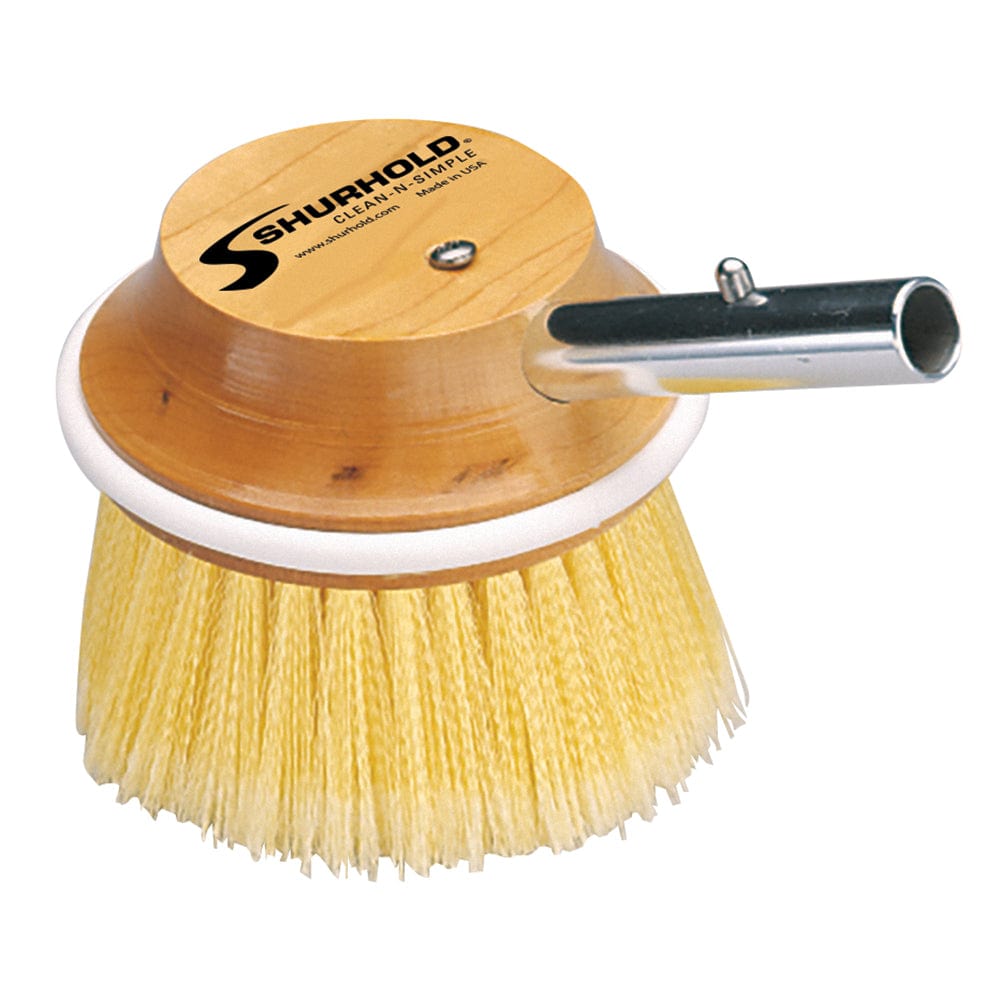 Shurhold 5" Round Polystyrene Soft Brush f/ Windows, Hulls, & Wheels [50] - The Happy Skipper