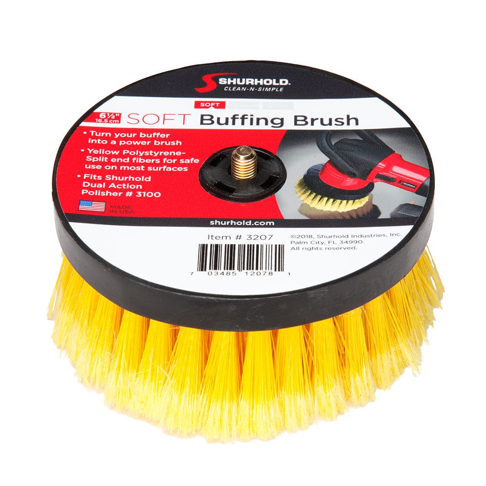 Shurhold 6-1/2" Soft Brush f/Dual Action Polisher [3207] - The Happy Skipper