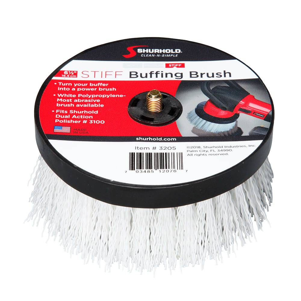 Shurhold 6-1/2" Stiff Brush f/Dual Action Polisher [3205] - The Happy Skipper