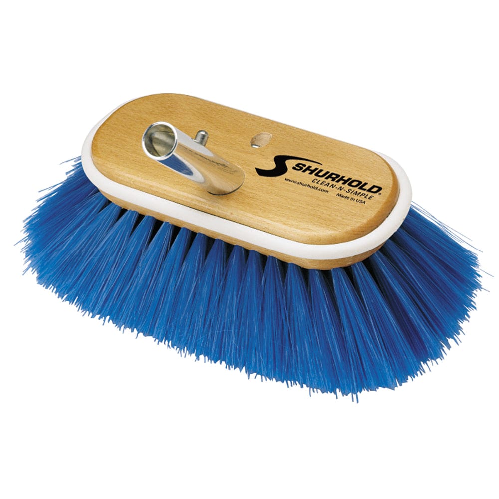 Shurhold 6" Nylon Extra Soft Bristles Deck Brush [970] - The Happy Skipper