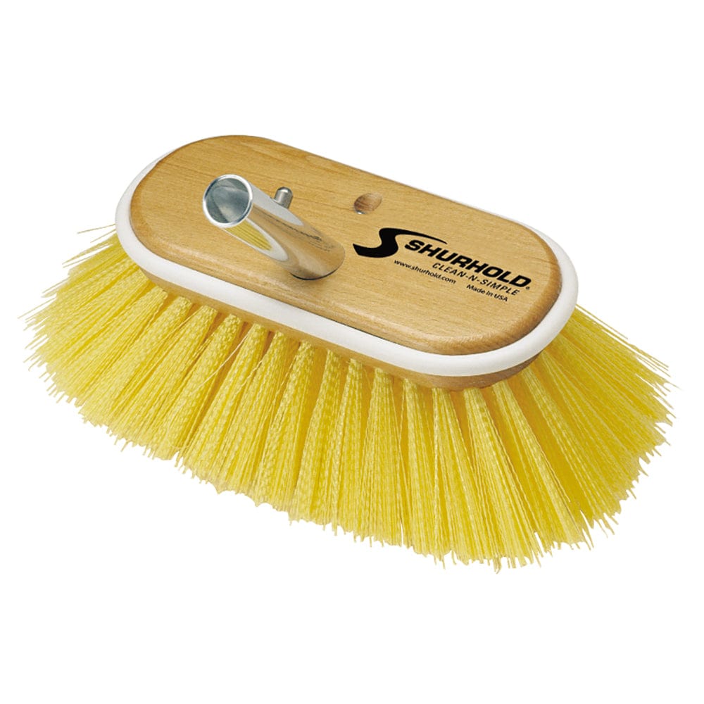 Shurhold 6" Polystyrene Medium Bristle Deck Brush [955] - The Happy Skipper