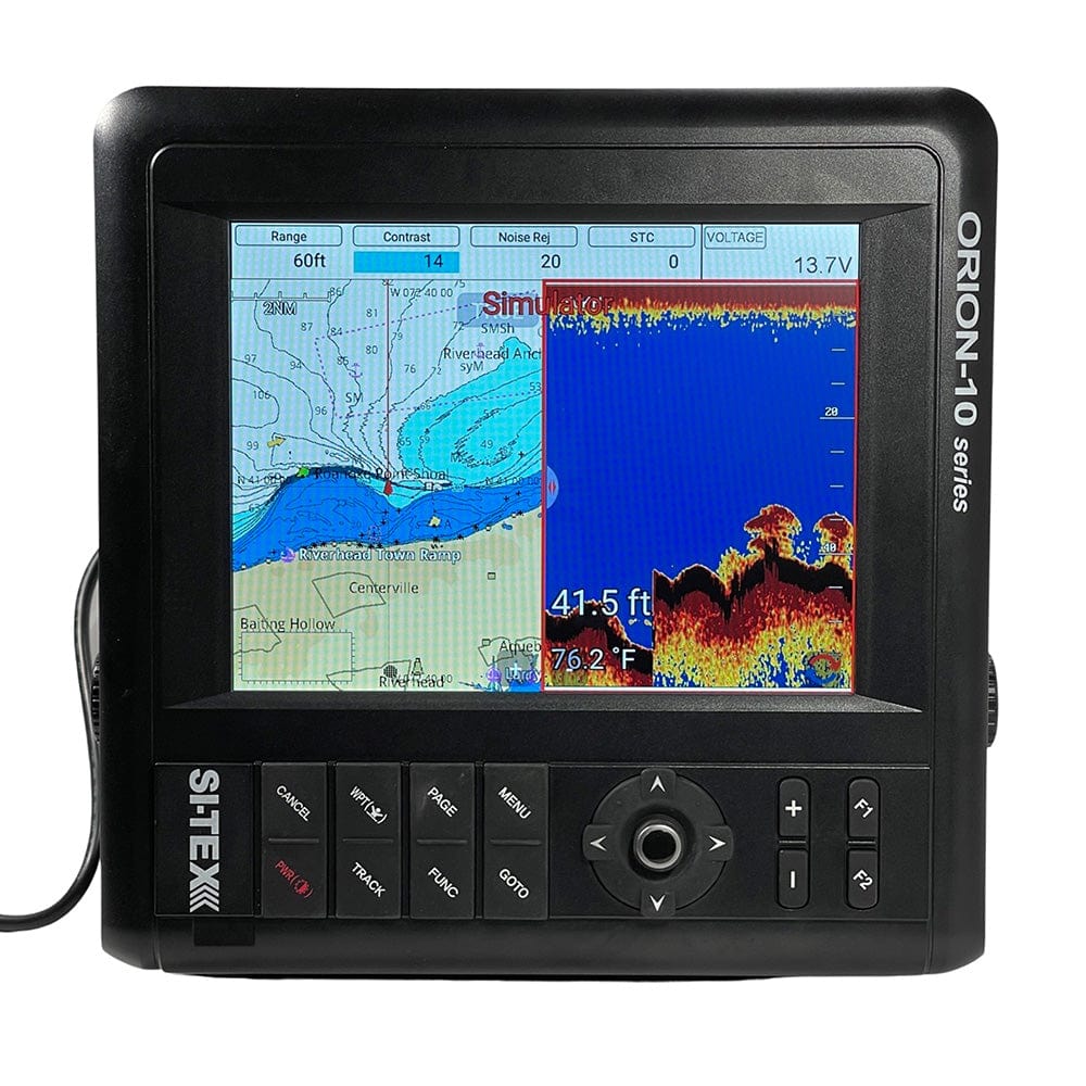 SI-TEX 10" Chartplotter/Sounder Combo w/Internal GPS C-MAP 4D Card [ORIONCF] - The Happy Skipper