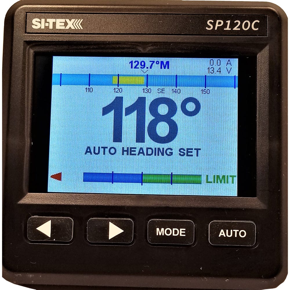 SI-TEX SP-120 Color System w/Rudder Feedback 18CI Pump [SP120C-RF-2] - The Happy Skipper