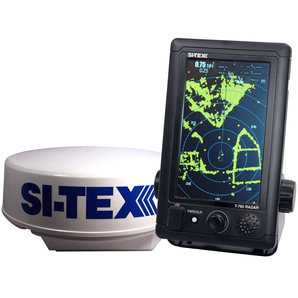 SI-TEX T-760 Compact Color Radar w/4kW 18" Dome - 7" Touchscreen [T-760] - The Happy Skipper