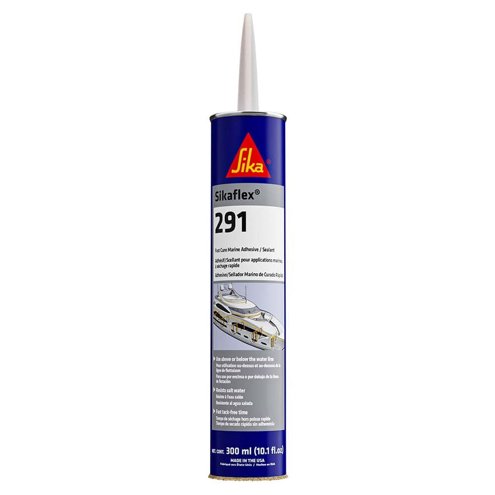 Sika Sikaflex 291 Fast Cure Adhesive Sealant 10.3oz(300ml) Cartridge - Black [90923] - The Happy Skipper