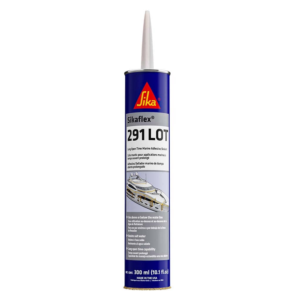 Sika Sikaflex 291 LOT Slow Cure Adhesive Sealant 10.3oz(300ml) Cartridge - Black [90927] - The Happy Skipper