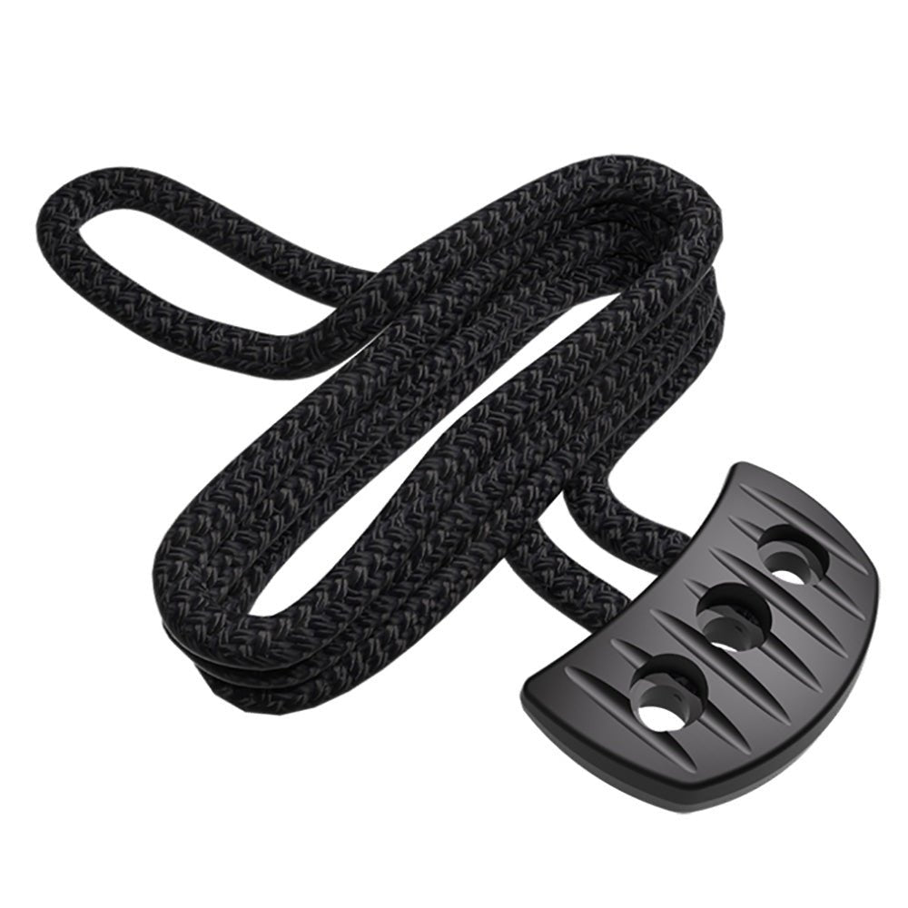 Snubber PULL w/Rope - Black [S51390] - The Happy Skipper