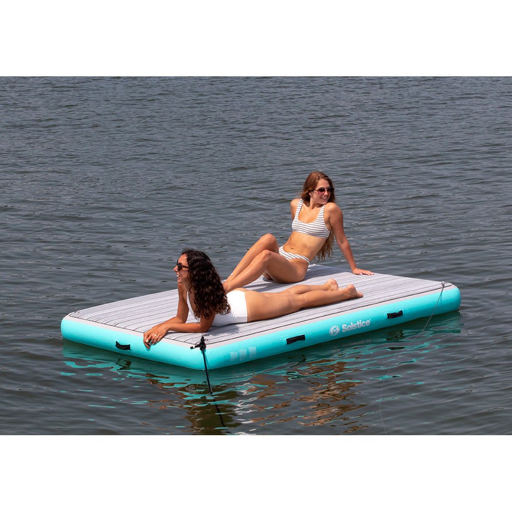 Solstice Watersports 8 x 5 Luxe Dock w/Traction Pad Ladder [38805] - The Happy Skipper