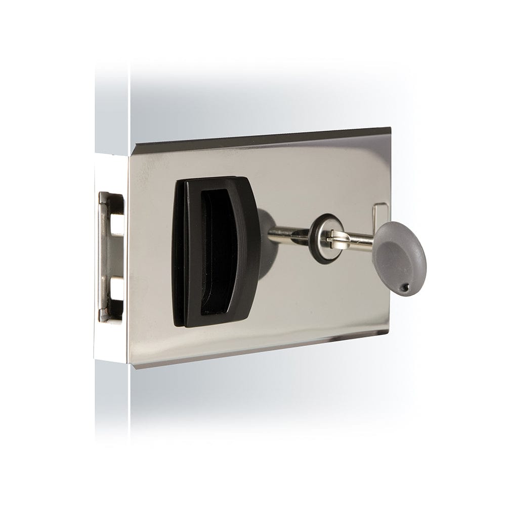 Southco Flush Sliding Door Latch - Square - Aluminum [MF-01-110-60] - The Happy Skipper