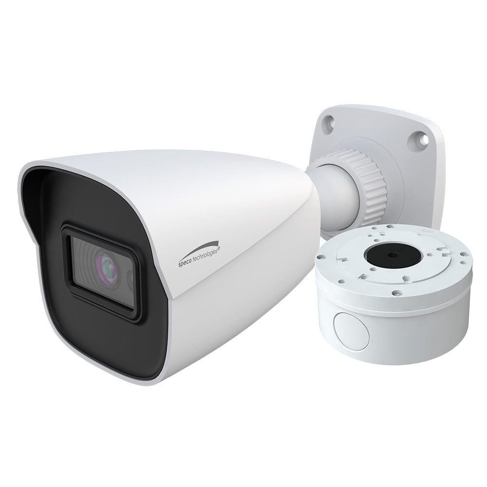Speco 4MP H.265 AI Bullet IP IR Camera - 2.8mm Lens Junction Box [O4B9] - The Happy Skipper