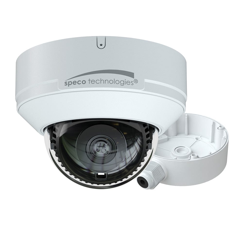 Speco 4MP H.265 AI IP Dome Camera w/IR - 2.8mm Fixed Lens Junction Box [O4D9] - The Happy Skipper