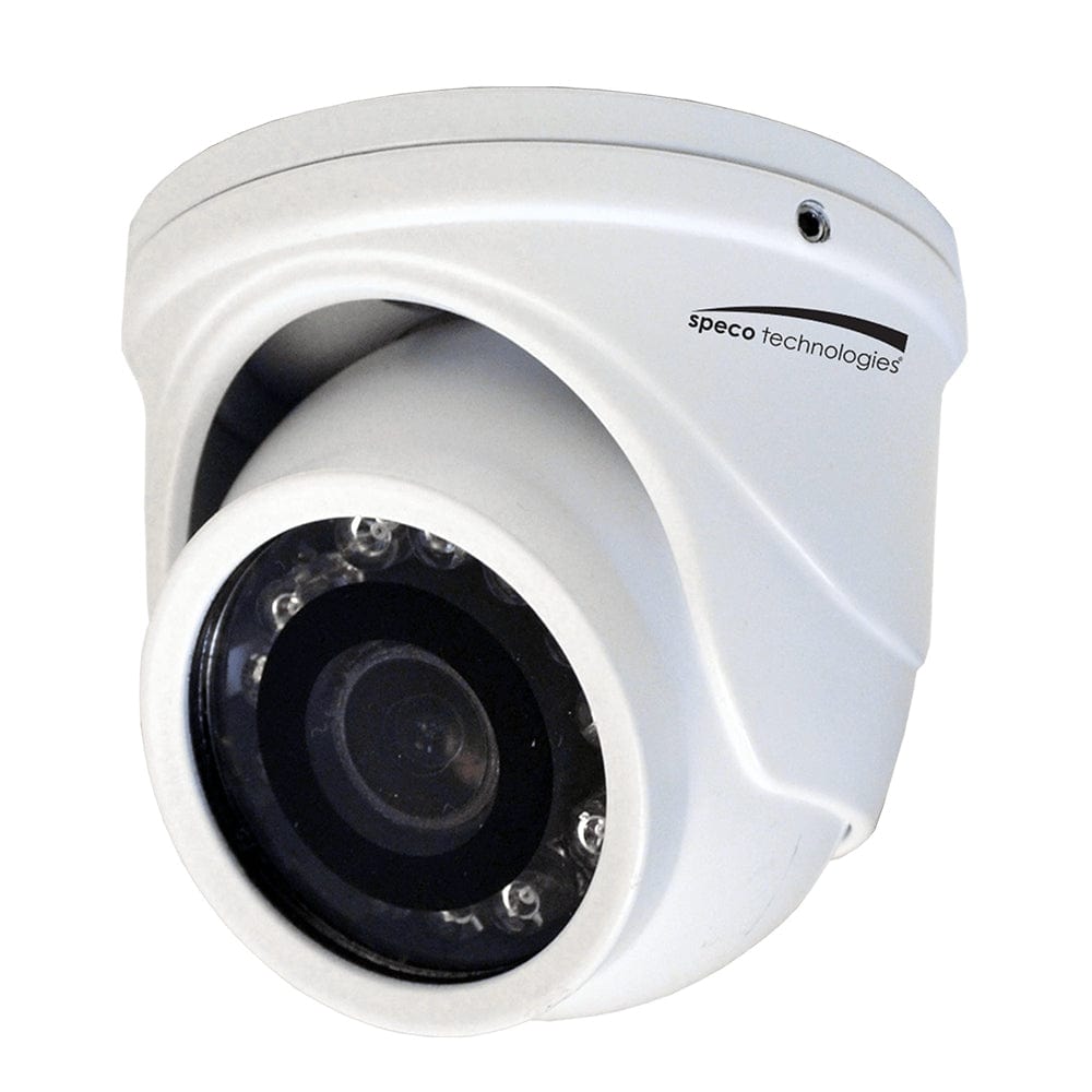 Speco 4MP HD-TVI Mini Turret Camera 2.9mm Lens - White Housing [HT471TW] - The Happy Skipper