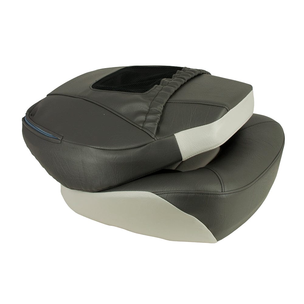 Springfield Fish Pro Mid Back Folding Seat - Charcoal/Grey [1041733] - The Happy Skipper