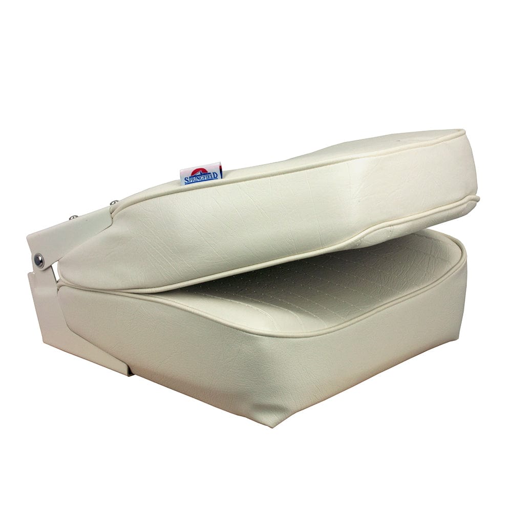 Springfield High Back Folding Seat - White [1040649] - The Happy Skipper