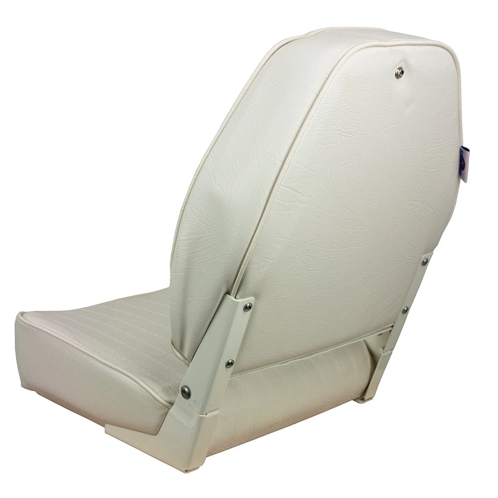 Springfield High Back Folding Seat - White [1040649] - The Happy Skipper