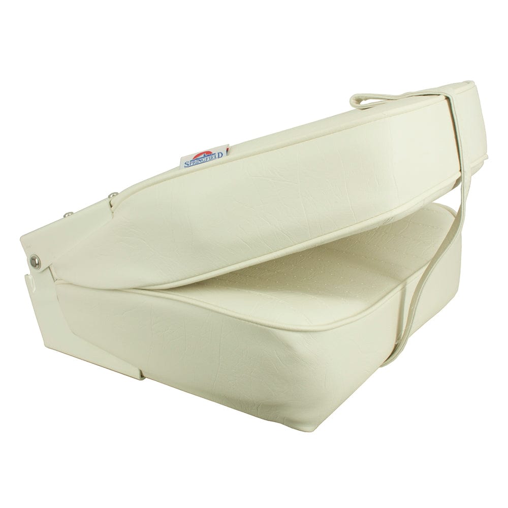 Springfield High Back Folding Seat - White [1040649] - The Happy Skipper