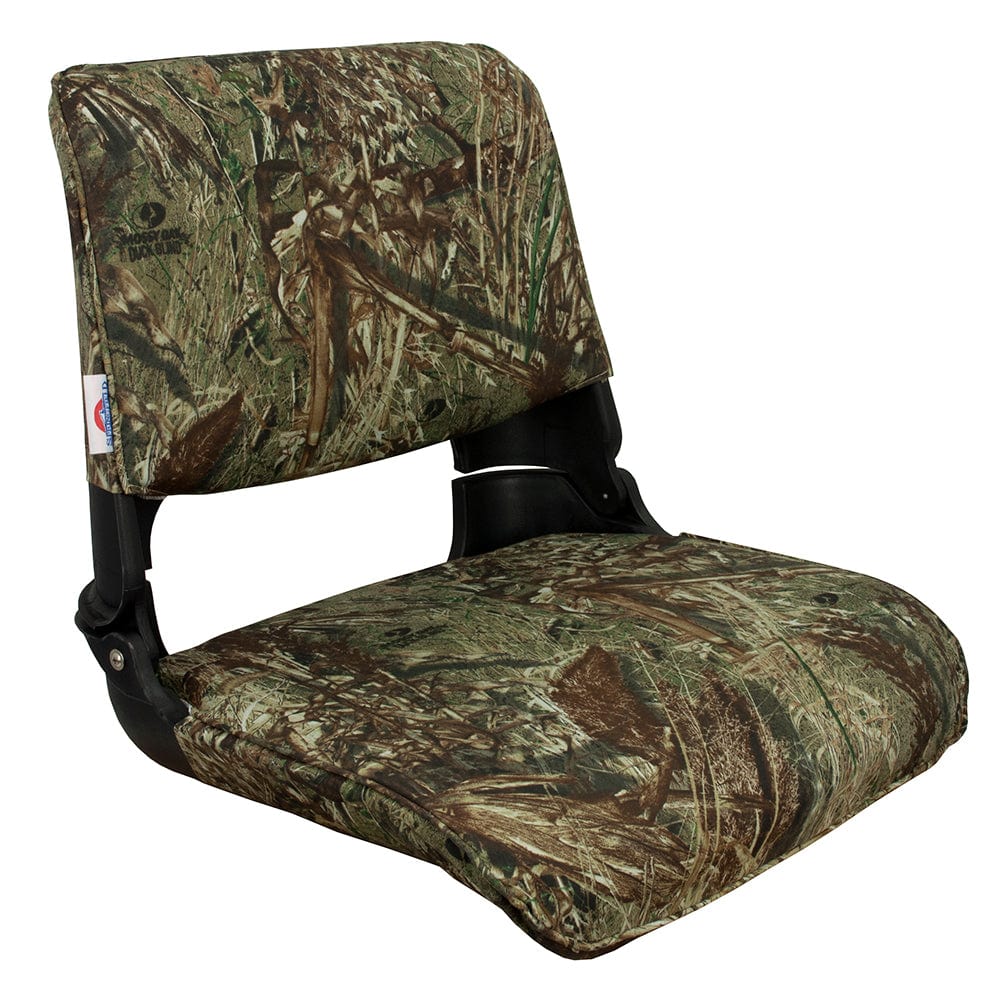 Springfield Skipper Premiun Folding Seat - Mossy Oak Duck Blind w/Black Shell [1061021] - The Happy Skipper