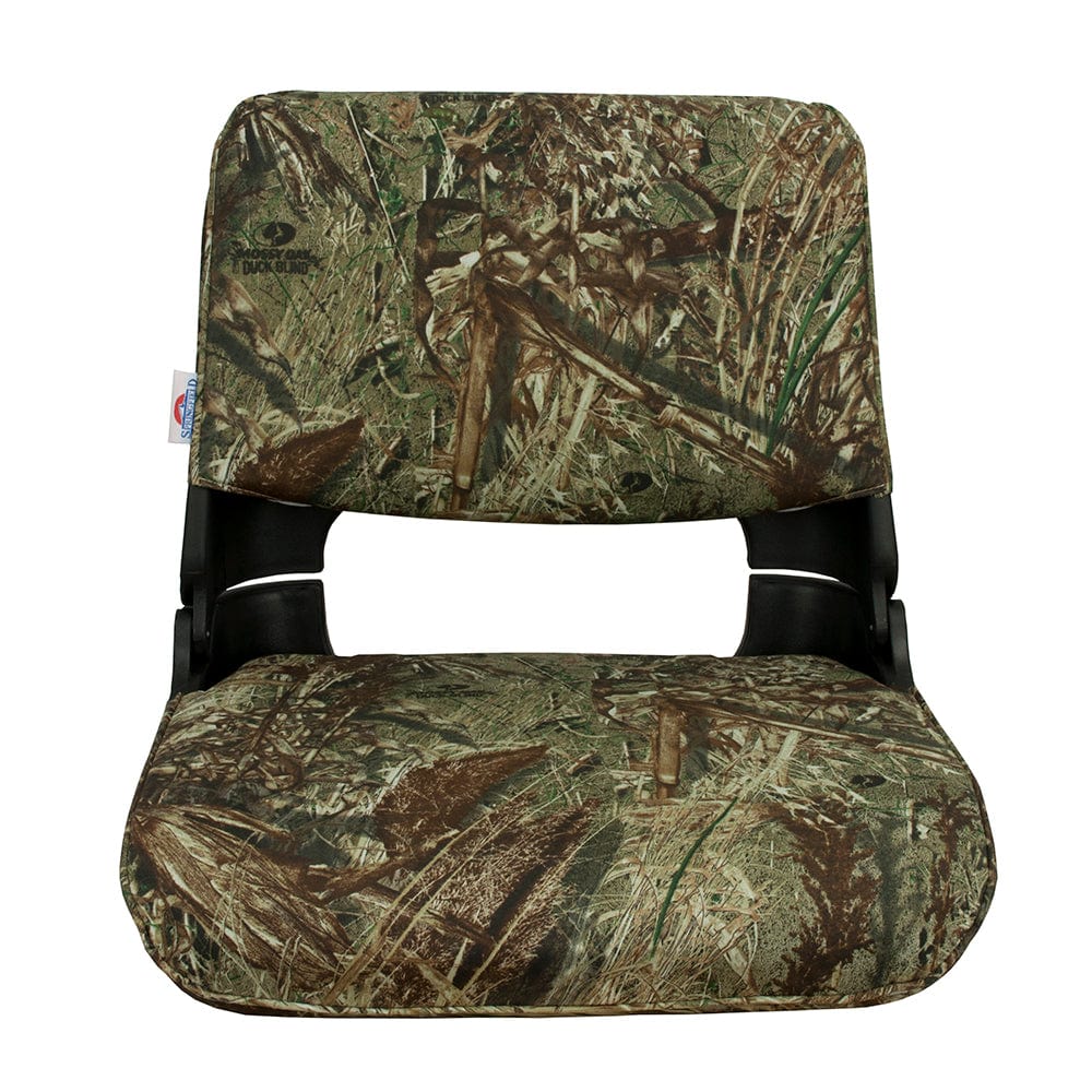 Springfield Skipper Premiun Folding Seat - Mossy Oak Duck Blind w/Black Shell [1061021] - The Happy Skipper