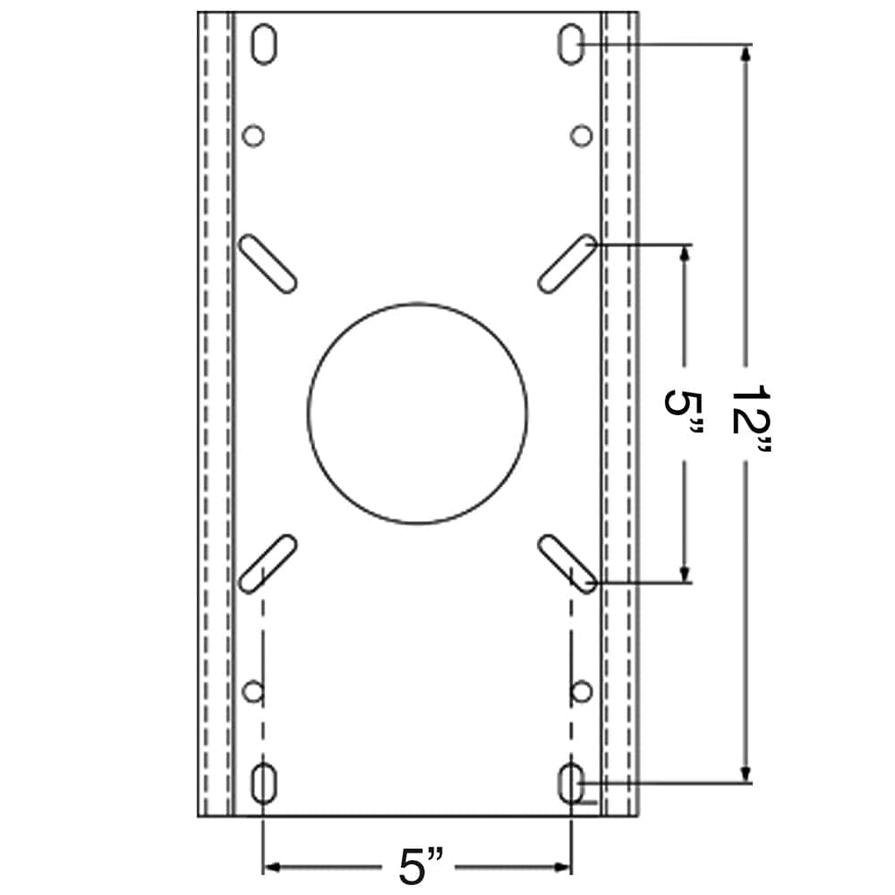 Springfield Trac-Lock Swivel/Slide Non-Locking Mount f/2-7/8" Post [1100521-L1] - The Happy Skipper