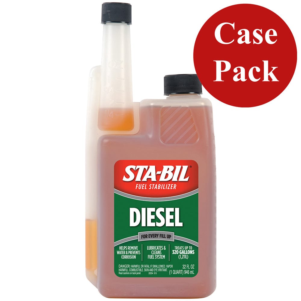 STA-BIL Diesel Formula Fuel Stabilizer Performance Improver - 32oz *Case of 4* [22254CASE] - The Happy Skipper