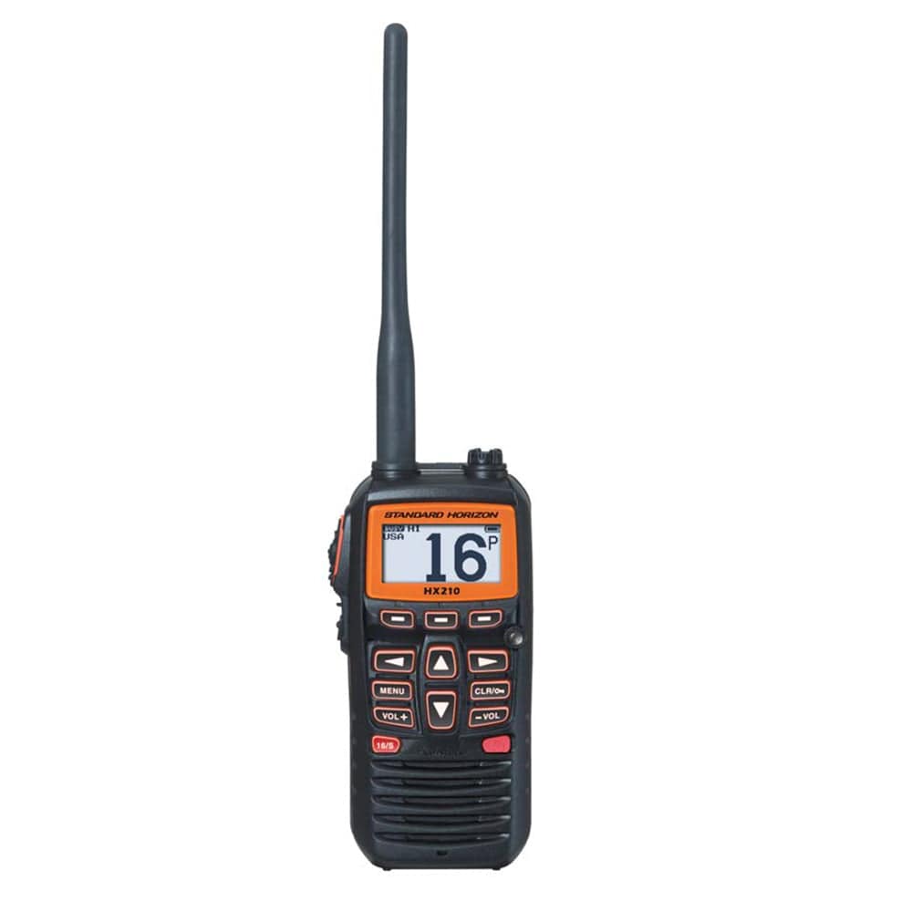 Standard Horizon HX210 6W Floating Handheld Marine VHF Transceiver [HX210] - The Happy Skipper