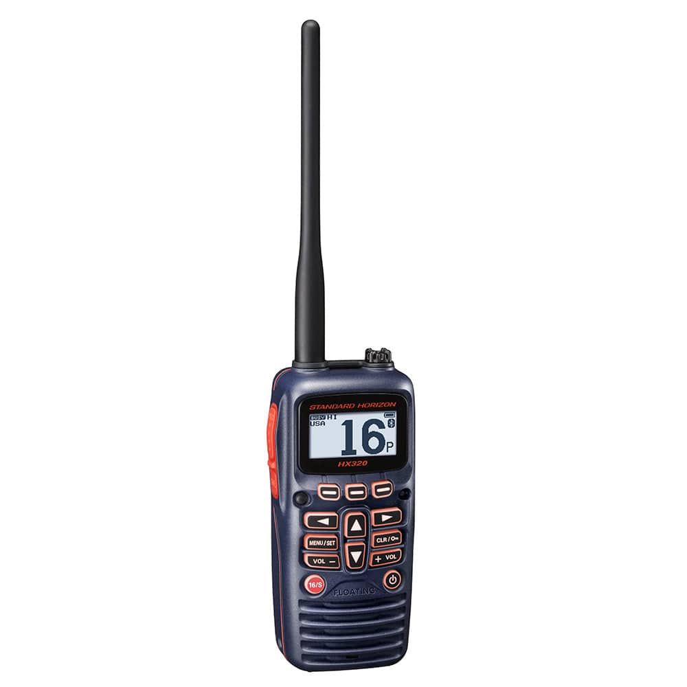 Standard Horizon HX320 Handheld VHF 6W, Bluetooth, USB Charge [HX320] - The Happy Skipper