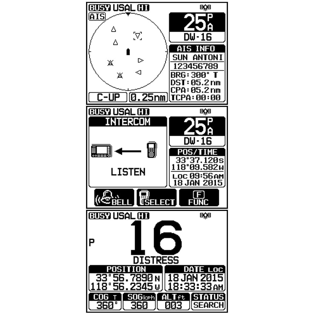 Standard Horizon Quantum GX6000 25W Commercial Grade Fixed Mount VHF w/NMEA 2000, Integrated AIS receiver, Speaker Mic [GX6000] - The Happy Skipper