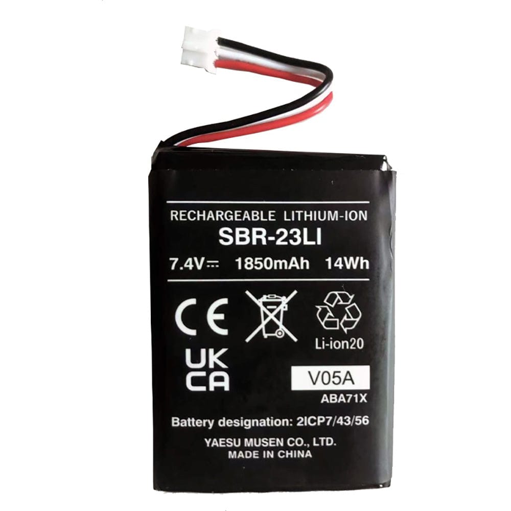 Standard Horizon SBR-23LI Li-Ion Battery Pack f/HX210 [SBR-23LI] - The Happy Skipper