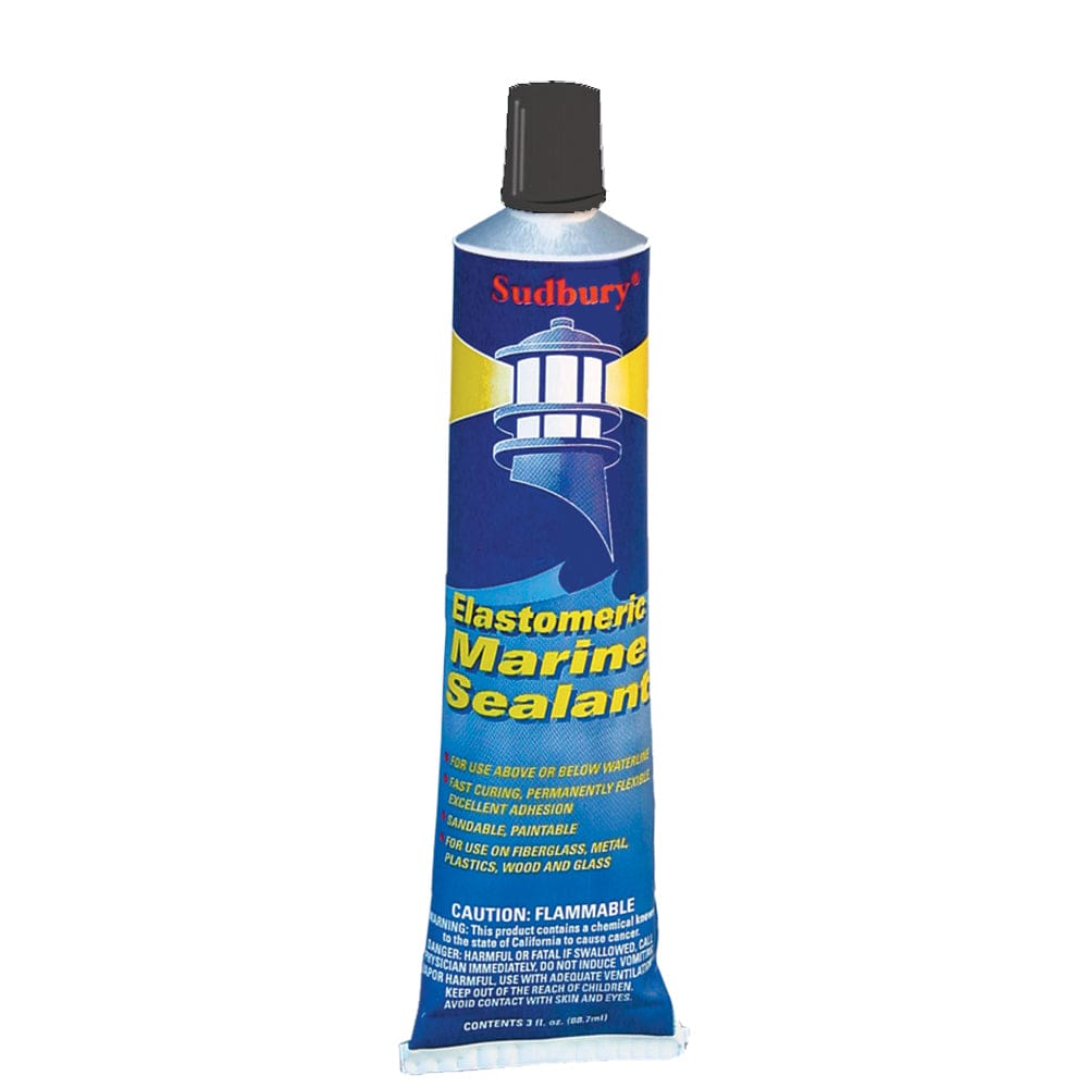 Sudbury Elastometric 3 oz (89ml) Sealant Tube - Black [322] - The Happy Skipper