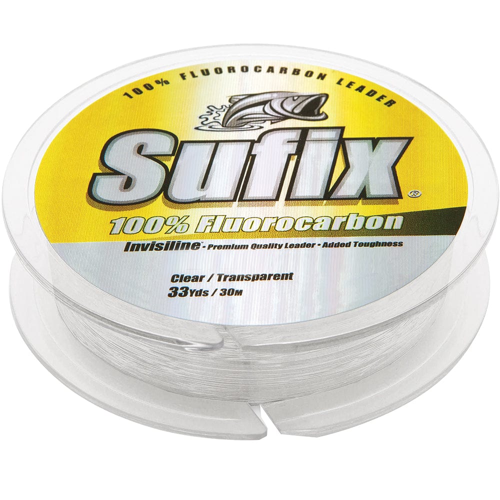 Sufix 100% Fluorocarbon Invisiline Leader - 100lb - 33yds [683-100] - The Happy Skipper