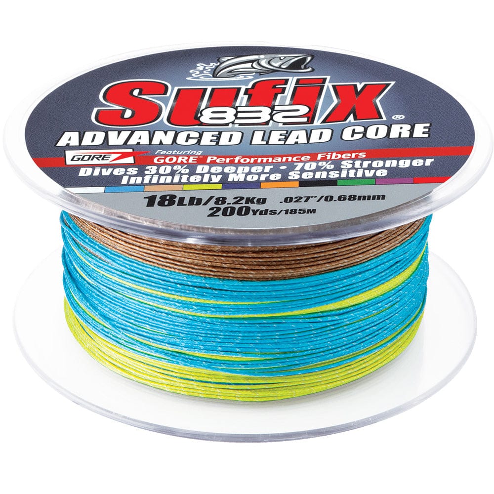 Sufix 832 Advanced Lead Core - 12lb - 10-Color Metered - 200 yds [658-212MC] - The Happy Skipper