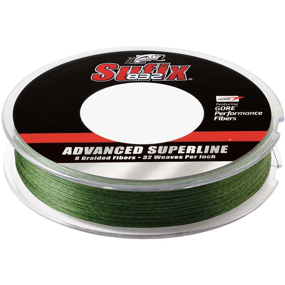 Sufix 832 Advanced Superline Braid - 20lb - Low-Vis Green - 300 yds [660-120G] - The Happy Skipper