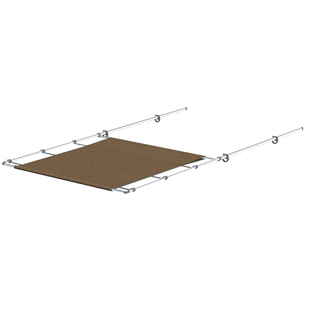 SureShade PTX Power Shade - 57" Wide - Stainless Steel - Toast [2021026262] - The Happy Skipper