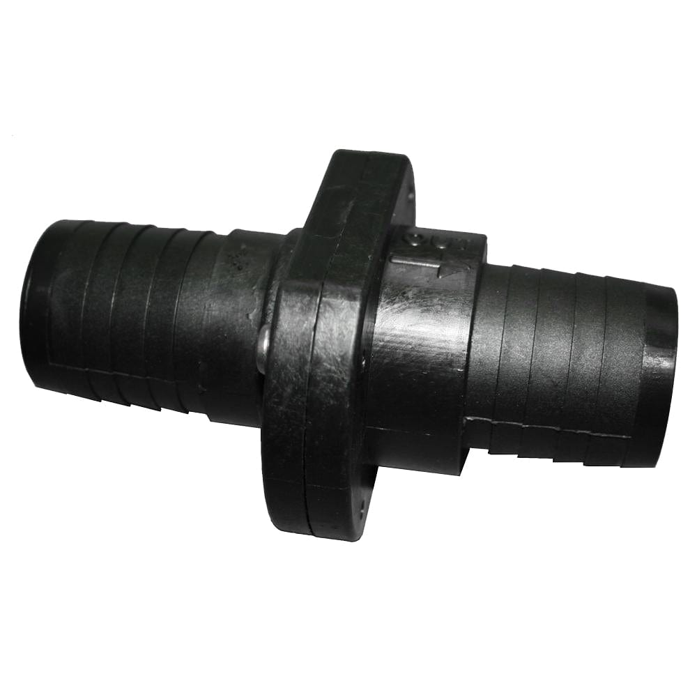 T-H Marine Double Barb Inline Scupper Check Valve - 1-1/2" - Black [ILS-1500-DP] - The Happy Skipper