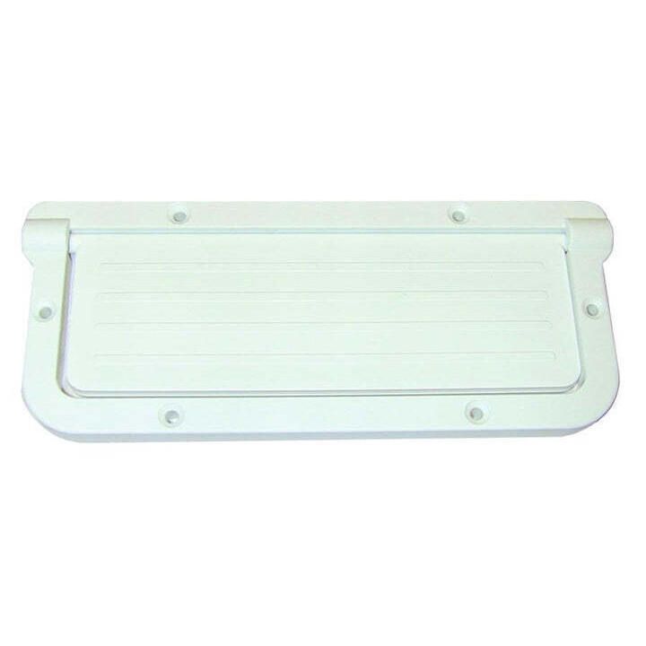 T-H Marine Large Rectangular Scupper - White [LRS-2-DP] - The Happy Skipper