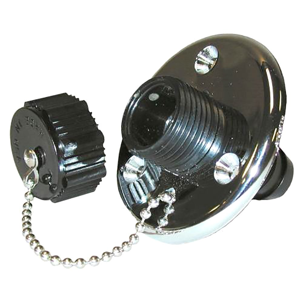 T-H Marine Washdown Valve w/Chrome Base [WDV-1CP-DP] - The Happy Skipper