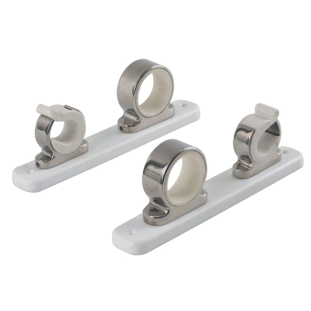 TACO 2-Rod Hanger w/Poly Rack - Polished Stainless Steel [F16-2751-1] - The Happy Skipper