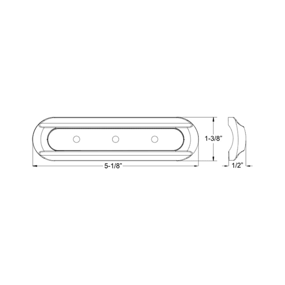TACO 4-LED Deck Light - Flat Mount - White Housing [F38-8800W-1] - The Happy Skipper