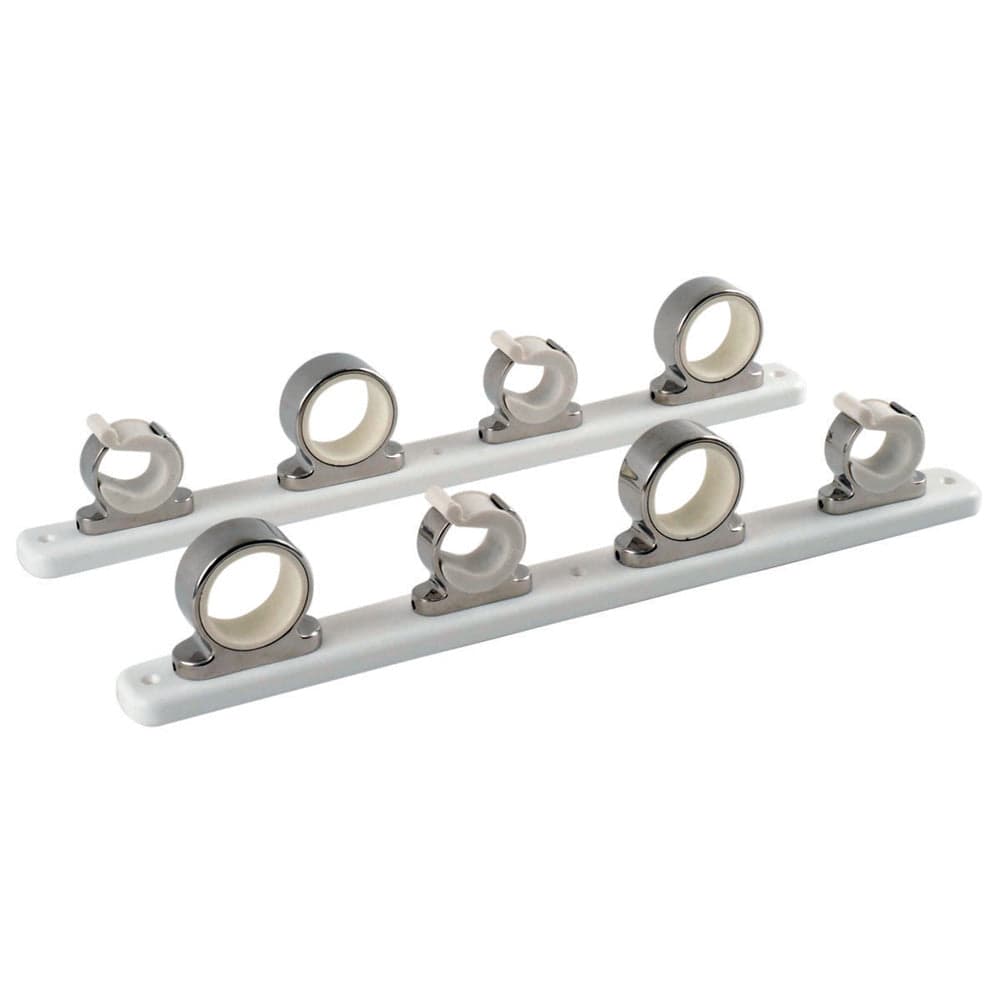 TACO 4-Rod Hanger w/Poly Rack - Polished Stainless Steel [F16-2752-1] - The Happy Skipper