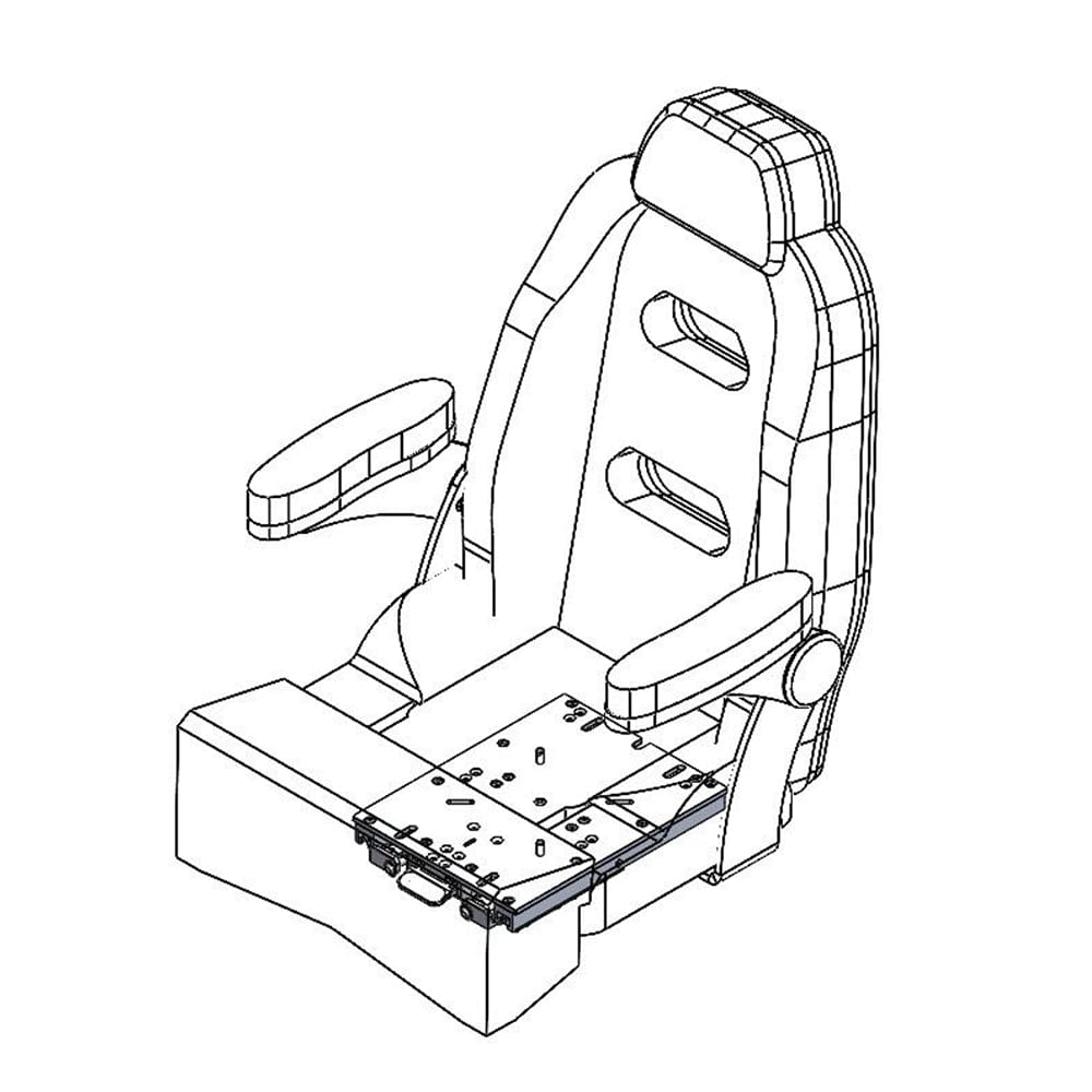 TACO Low Profile Adjustable Seat Slide [M20-1013A] - The Happy Skipper